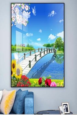 File gốc File tranh hiện đại pha lê gương KF75540 (dành cho quảng cáo)