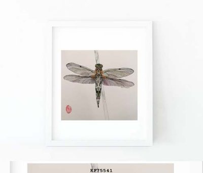 Ảnh gốc file in lụa File tranh hiện đại pha lê gương KF75541 chi tiết