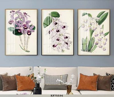 File tranh in tráng gương File tranh hiện đại pha lê gương KF75596 (siêu nét)