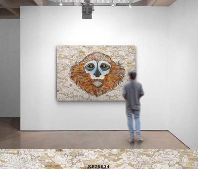 File ảnh File tranh hiện đại pha lê gương KF75634 (gốc) trang trí khách sạn