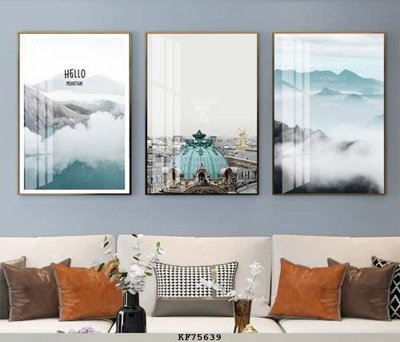 File ảnh File tranh hiện đại pha lê gương KF75639 (gốc) cho trang trí nội thất