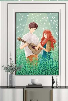 File gốc File tranh hiện đại pha lê gương KF75726 (phong cách) cổ điển