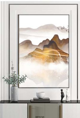 File gốc File tranh hiện đại pha lê gương KF75745 (PNG) trong suốt (transparent)