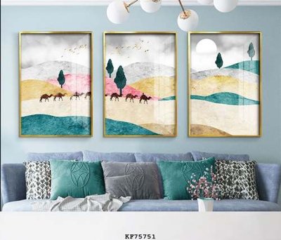 Tải file gốc File tranh hiện đại pha lê gương KF75751 (bản PSD) còn layer