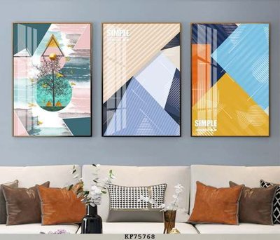 File gốc File tranh hiện đại pha lê gương KF75768 (in 3D) nghệ thuật