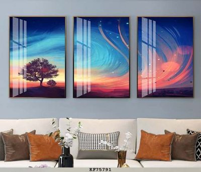 Download file tranh File tranh hiện đại pha lê gương KF75791 (file gốc PSD)