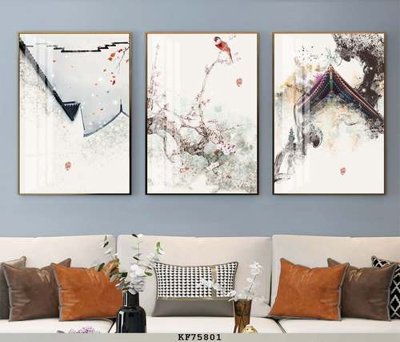 Tải file File tranh hiện đại pha lê gương KF75801 (gốc) in ấn ngay lập tức