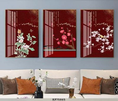 File gốc File tranh hiện đại pha lê gương KF75865 (phong cách) châu Âu