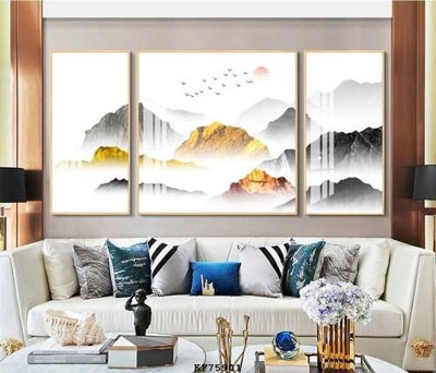 File gốc in ấn File tranh hiện đại pha lê gương KF75901 độ phân giải cao