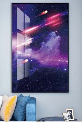 File PSD File tranh hiện đại pha lê gương KF75908 (bản gốc) đã tách nền