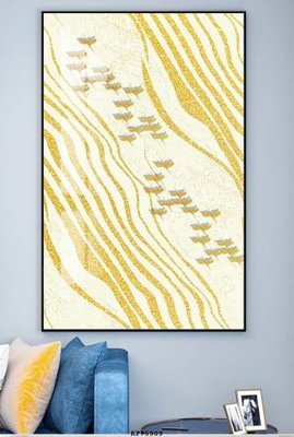 File in trần File tranh hiện đại pha lê gương KF75909 (bản gốc) đại dương