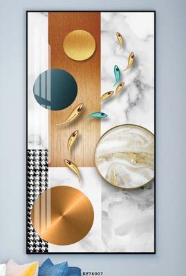 File tranh gốc in trần nhà File tranh hiện đại pha lê gương KF76007 3D