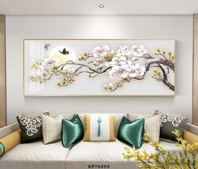 File gốc File tranh hiện đại pha lê gương KF76059 (thiết kế) độc quyền