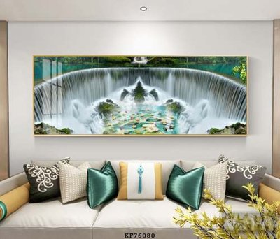 File tranh in mica File tranh hiện đại pha lê gương KF76080 (độ phân giải cao)