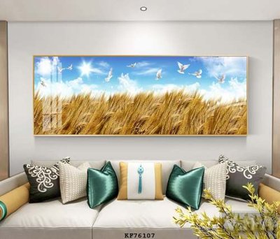 Ảnh mô tả file gốc in mica File tranh hiện đại pha lê gương KF76107