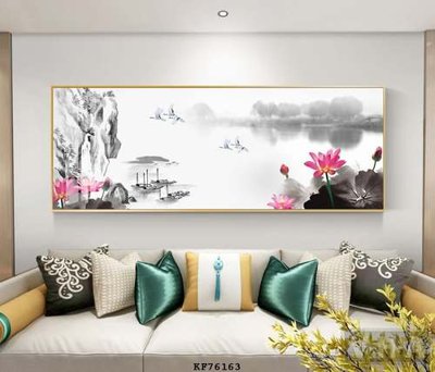 Download file gốc File tranh hiện đại pha lê gương KF76163 (in lụa) cao cấp