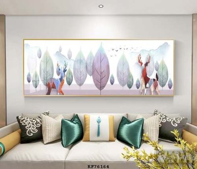 File ảnh File tranh hiện đại pha lê gương KF76164 (gốc) cho trang trí nội thất