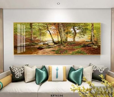 File PSD File tranh hiện đại pha lê gương KF76196 (bản gốc) đã tách nền