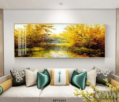 File in trần File tranh hiện đại pha lê gương KF76203 (bản gốc) 5D