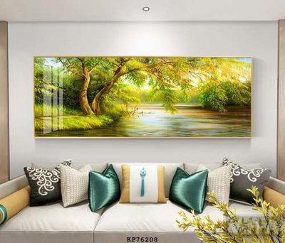 Download file gốc File tranh hiện đại pha lê gương KF76208 (in mica) 3D