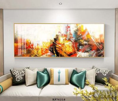 File gốc File tranh hiện đại pha lê gương KF76218 (in mica) trang trí