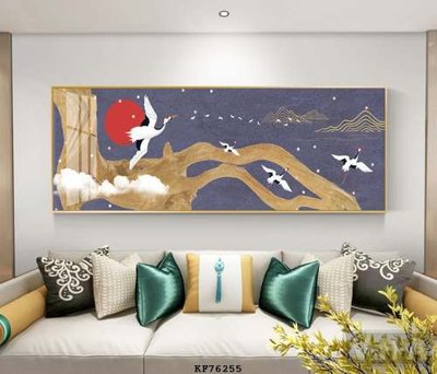 File tranh quảng cáo File tranh hiện đại pha lê gương KF76255 (file gốc) chuyên nghiệp