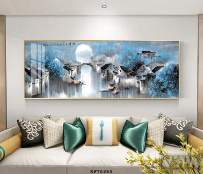 File tranh File tranh hiện đại pha lê gương KF76265 (bản gốc) treo phòng ăn