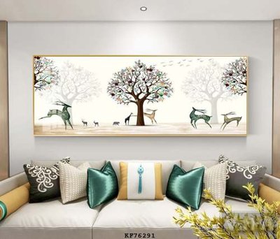 File tranh File tranh hiện đại pha lê gương KF76291 (ảnh gốc) không bị mờ