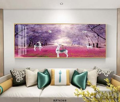 File gốc File tranh hiện đại pha lê gương KF76368 (in tráng gương) sang trọng