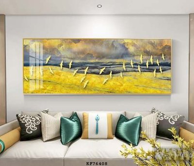 File in trần File tranh hiện đại pha lê gương KF76408 (file gốc) xuyên sáng