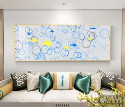 File tranh File tranh hiện đại pha lê gương KF76411 (gốc) chủ đề động vật