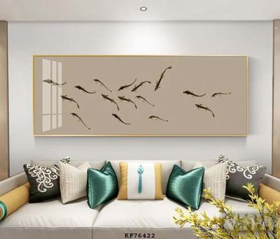 File tranh in tráng gương File tranh hiện đại pha lê gương KF76422 (siêu nét)