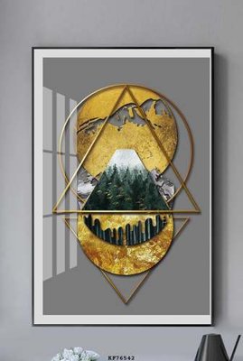 Tải file File tranh hiện đại pha lê gương KF76542 (ảnh gốc) file AI/EPS