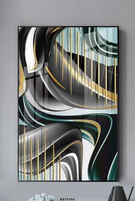 Tải file gốc File tranh hiện đại pha lê gương KF76556 dùng cho in ấn