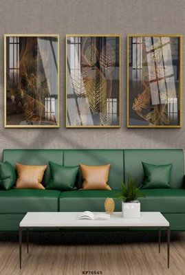 File tranh PSD File tranh hiện đại pha lê gương KF76565 chất lượng cao