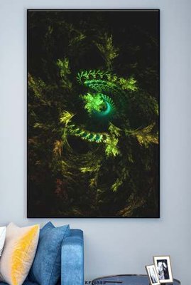 File gốc File tranh hiện đại pha lê gương KF76588 cho in ấn và thiết kế