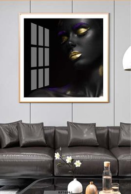 File tranh gốc PSD File tranh hiện đại pha lê gương KF76651 còn nguyên layer