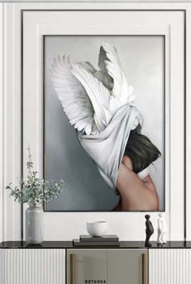 File gốc File tranh hiện đại pha lê gương KF76804 (thiết kế) cho in ấn