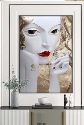 File gốc File tranh hiện đại pha lê gương KF76842 (in mica) làm quà tặng