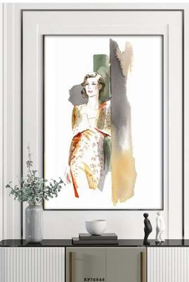 File in lụa File tranh hiện đại pha lê gương KF76848 (phong cảnh) File tranh hiện đại pha lê gương KF76848