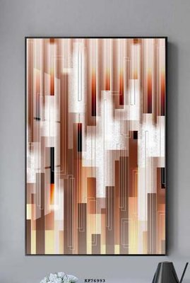 File in ấn cao cấp File tranh hiện đại pha lê gương KF76993 (file gốc)