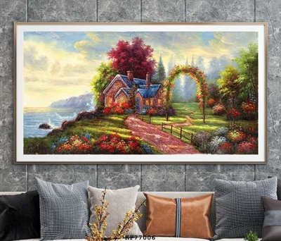 Tải file gốc in lụa File tranh hiện đại pha lê gương KF77006 siêu nét