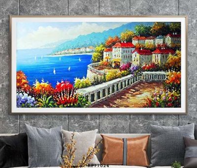 File in ấn File tranh hiện đại pha lê gương KF77024 (bản gốc) cao cấp