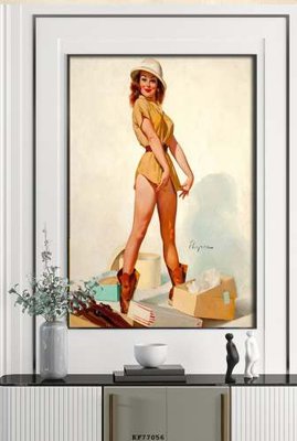 File tranh File tranh hiện đại pha lê gương KF77056 (bản gốc) treo tường