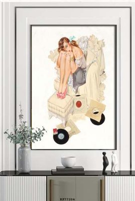 File tranh quảng cáo File tranh hiện đại pha lê gương KF77204 (file gốc) chuyên nghiệp