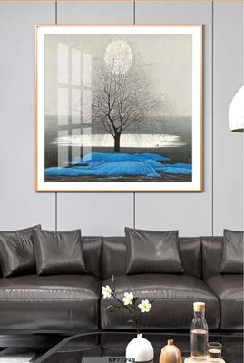 File gốc File tranh hiện đại pha lê gương KF77279 (trang trí) phòng ngủ