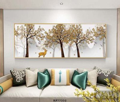 Ảnh gốc file in lụa File tranh hiện đại pha lê gương KF77332 chi tiết