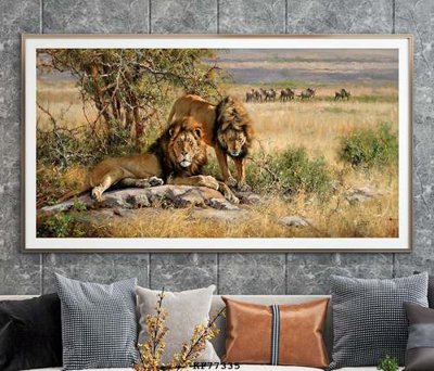 File in mica File tranh hiện đại pha lê gương KF77335 (bản gốc) siêu trong