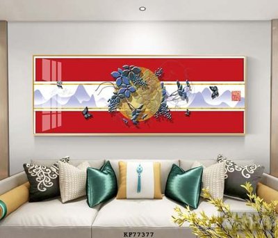 Tải file File tranh hiện đại pha lê gương KF77377 (PSD) cho in ấn quảng cáo