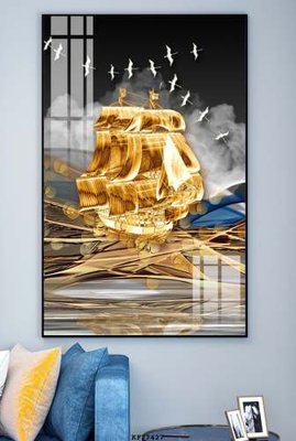 File in mica File tranh hiện đại pha lê gương KF77427 (bản gốc) siêu trong